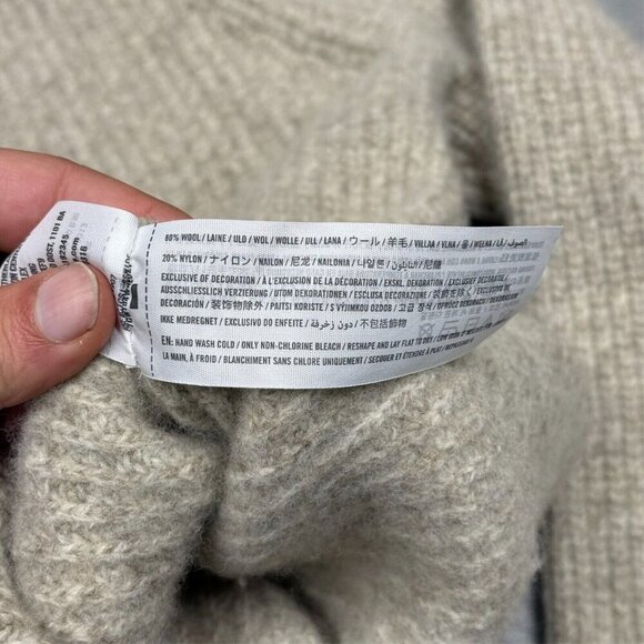 Abercrombie & Fitch Wool Chunky Knit Sweater Small - Picture 7 of 7